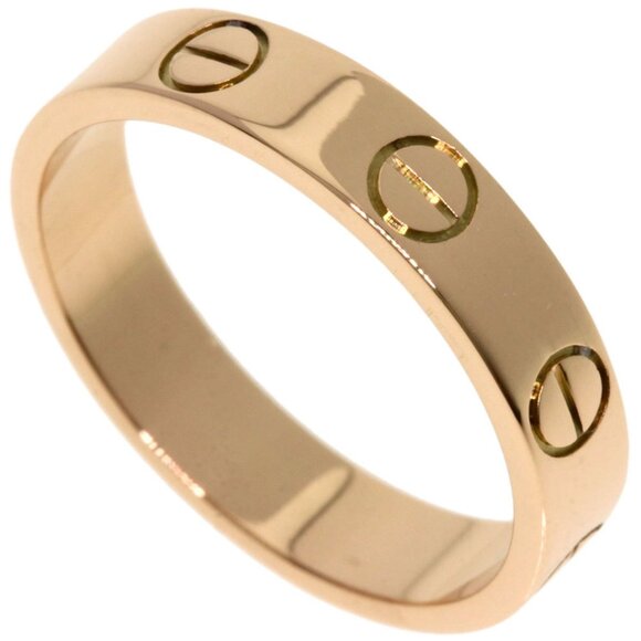 CARTIER 18k Rose Gold Love Ring #48 - Picture 1 of 7